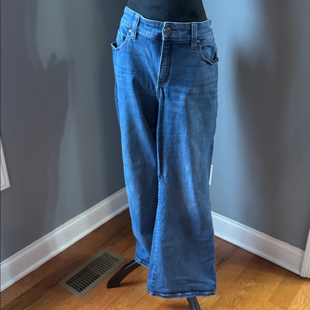 Lane Bryant Dark Blue Flare Jeans